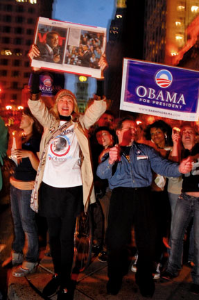 obama supporters broad street