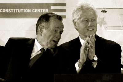 clinton bush liberty medal