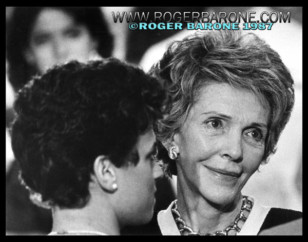 nancy reagan mourning