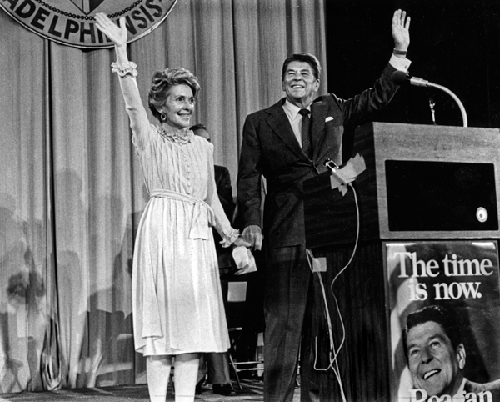 ron and nancy reagan st. joseph college philadelphia